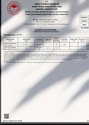 Tulivya laboratory analysis report 2