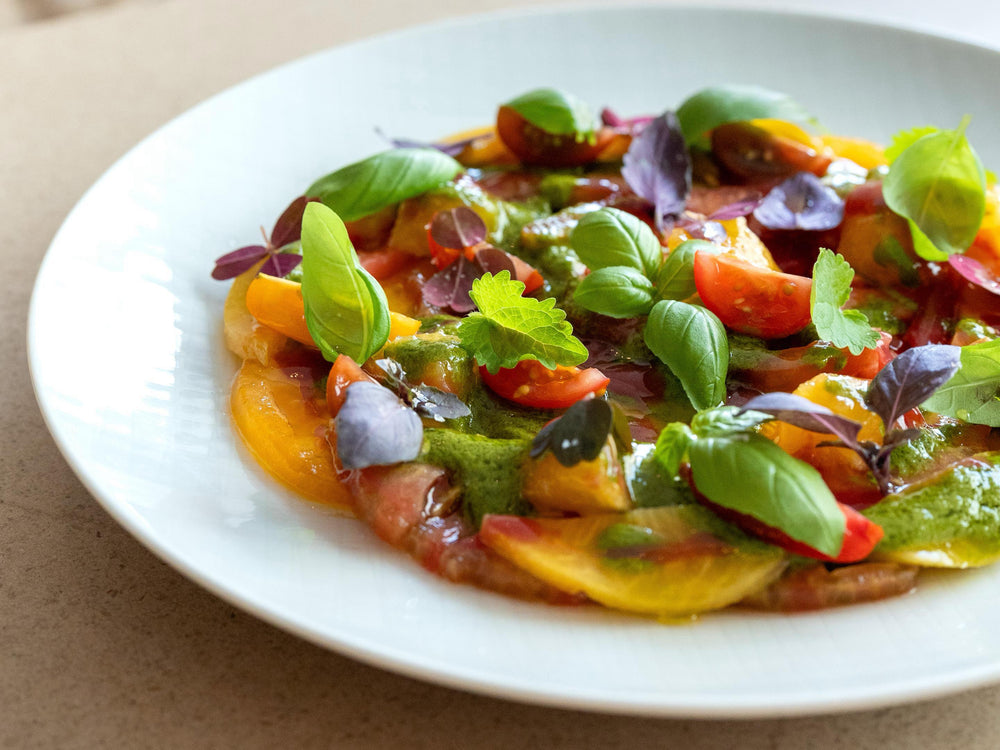 Tomato Carpaccio with Fresh Herbs